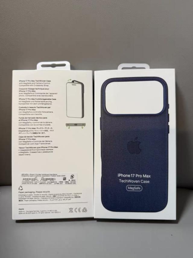 苹果iPhone 17系列TechWoven手机壳曝光：比精织斜纹耐用
