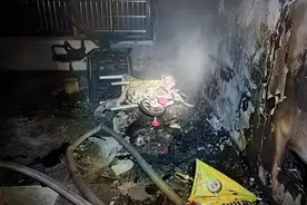 煤炉烘烤鞋子引发家中火灾？冬季防火真的需要注意~图片