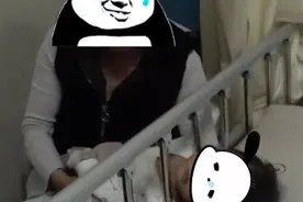 江苏扬州 儿童头卡医院病床栏杆，救援全程睡觉不受影响图片