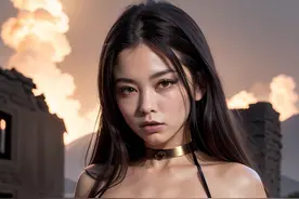 AI绘画每日一(组)图：地狱少女图片
