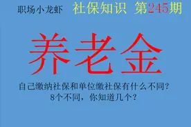 自己缴纳社保和单位缴社保有什么不同？8个不同，你知道几个？图片