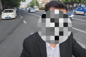 贵阳一男子骑车未戴头盔，原因竟是怕头式整乱？图片