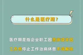 十张图帮你弄懂医疗期！图片