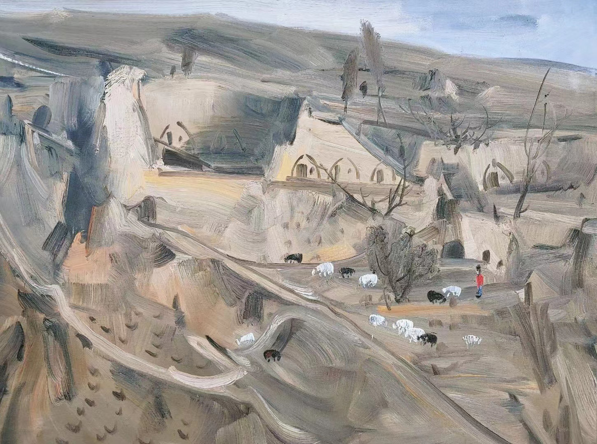 【画作】高天厚土,神采激扬,油画艺术家赵青作品欣赏