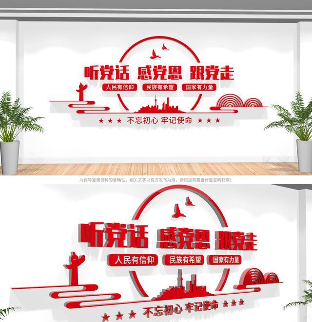 【党建标语】2022最新党建标语文化墙设计