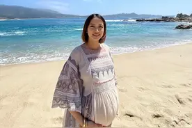 恭喜！香港女星宣布平安产下10斤重男婴，混血宝宝颜值高像洋娃娃图片