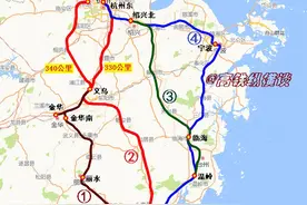 杭州至温州，将有四条高铁通道，线路虽弯曲，但最快只需80分钟！图片