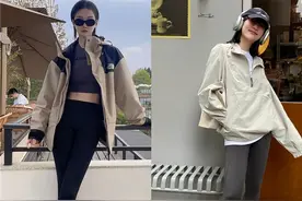 被上海女生惊艳了！满街都是“冲锋衣+鲨鱼裤”，保暖时髦还显瘦图片