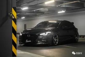 姿态风两厢马自达昂克赛拉，趴在地上的"钢炮"也能很帅图片