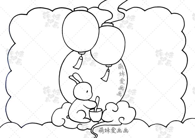 含文字内容的2022中秋节手抄报及简笔画合集，简单又漂亮