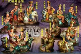 佛教十二位菩萨，前四位之首的是观音菩萨，另外三位你知道是谁吗图片