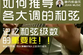 什么是和弦级数以及如何推断出各调式的和弦图片