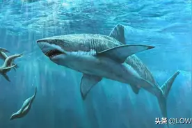 史前海洋里的恶魔，长着锯齿的恐怖生物图片