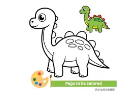 9幅动物简笔画教程，带孩子临摹图片