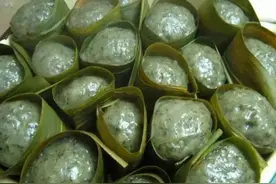 这种简单的蒿子粑粑，很多人都会做，你也来学学吧图片