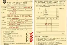 新生入境日本必须要知道的 ~在飞机上要填写的表格图片