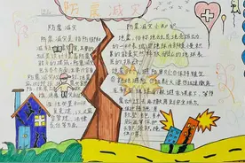 临沂益民实验中学举行防震减灾科普知识手抄报比赛图片