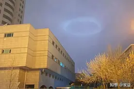 当事人回应了，北京夜空出现的“神秘光圈”原来是这么来的图片