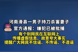 河南滑县一男子杀害妻子，嫌犯已被逮捕图片