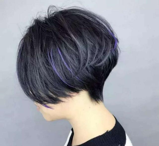 脸大脖子短适合什么发型？9款时尚干练的短发，显脸小又显脖子长