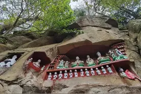四川达州市三教寺摩崖造像群，是隐藏在深山中的石窟艺术奇观图片
