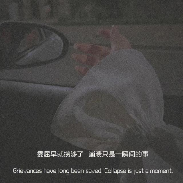 极度抑郁的丧系文案,适合发朋友圈一,自己的热情,终究还是烫伤了自己.