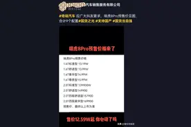 新车｜疑似预售价格13.19-16.99万元！奇瑞瑞虎8 PRO配置曝光图片