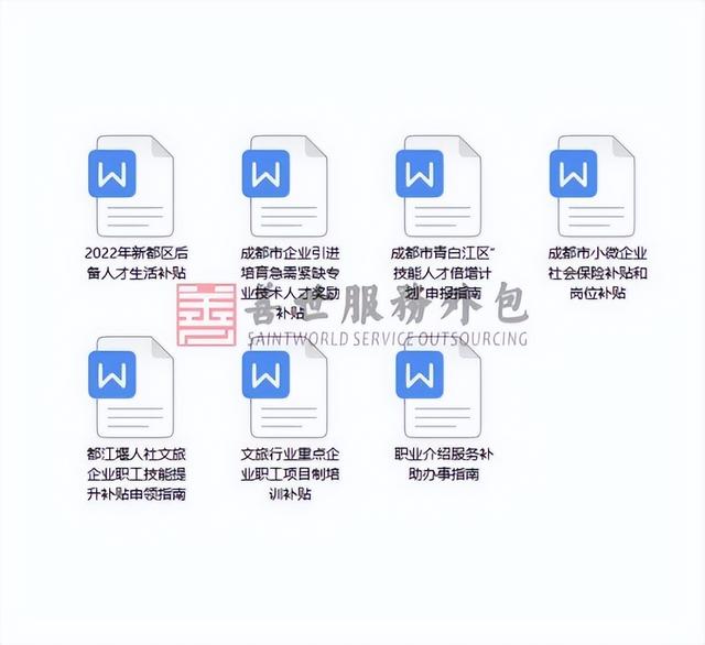 2022成都23项就业补贴项目清单（附领取指南）-善世服务外包