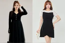 时尚与身材无关！微胖女人这样挑“连衣裙”，没有筷子腿也出彩图片
