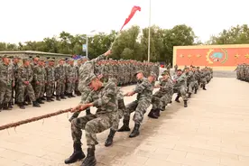 开拔——“北疆卫士杯”拔河比赛开赛了！图片