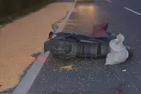 农民将1.5万公斤玉米晒在非机动车道上，男子骑车上班被绊死亡！图片