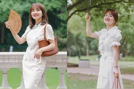 终于知道为什么有些小个子穿连衣裙显矮胖了！看这些对比图很明显图片