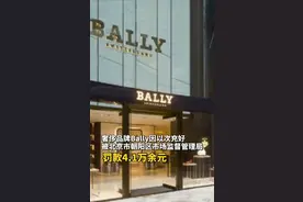 定价5千利润4千！奢侈品牌Bally以次充好又被罚图片