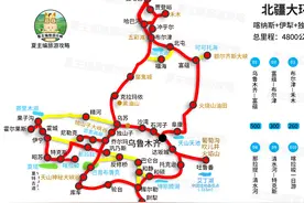 新疆旅游，最经典的3条线路，8-15天详细日程、住宿地、景点规划图片