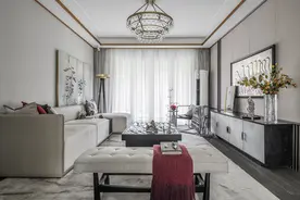 中式元素的现代简约装修风格图片