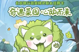 “金融+IP”跨界联名 奇遇菜园心动而来 北京银行推出“蔬菜精灵联名信用卡”图片