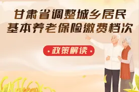 图解|明确了！甘肃城乡居民基本养老保险缴费档次调整！图片