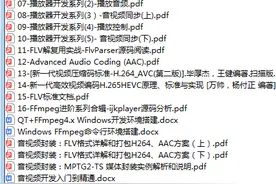 音视频学习之ffmpeg常用基础命令整理图片