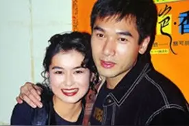 风头盖过吴彦祖，却娶了“最丑港姐”为妻，他后悔了吗？图片