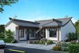 回农村建养老房，我只推荐一层户型，推荐8套图纸看看哪套适合你图片