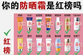 防晒霜测评汇总！你的防晒霜是红榜吗？图片