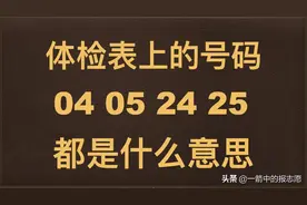 赶快看一下：高考体检报告上有这几个数字 很多专业就不能报了图片