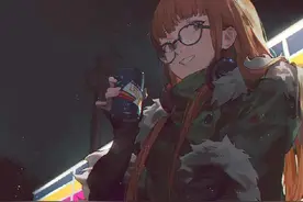 插画欣赏｜少女的帅气甩了一脸图片