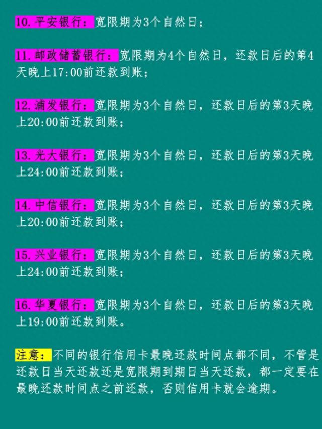 兴业银行信用卡还款宽限期几天，刷信用卡怎么刷合适 配图05