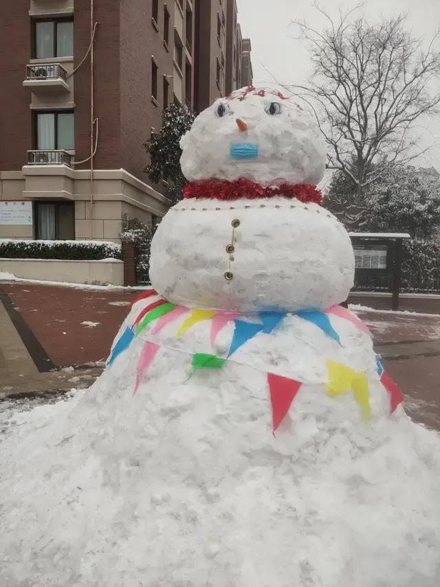 大郑州堆雪人内卷严重，哪个是金奖？全河南的雪人都在这里了