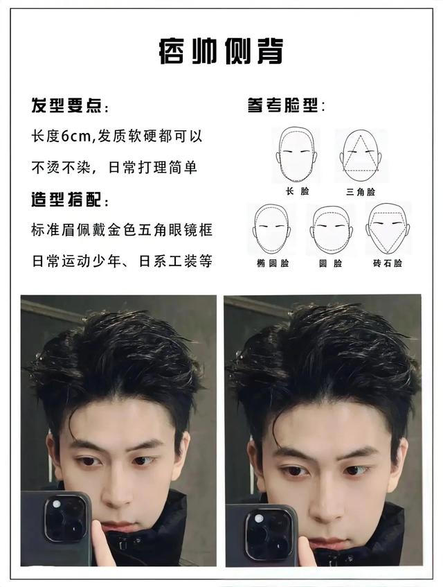 男生发型合集,2023男士新发型,时尚潮流