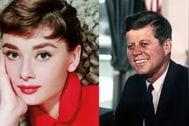 梦露之前，赫本也曾陷入肯尼迪的情网，白宫女秘书惊讶于她的调皮图片