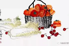 霜降，送您29幅柿柿如意！事事清白图片