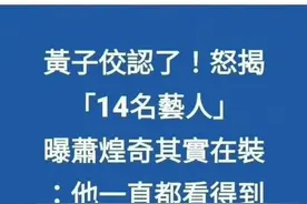 萧煌奇回应不是盲人还开车 网友：不排除大小s想转移视线图片
