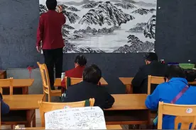 李向华：《中国山水画主题课》特辑／作品示范课图片